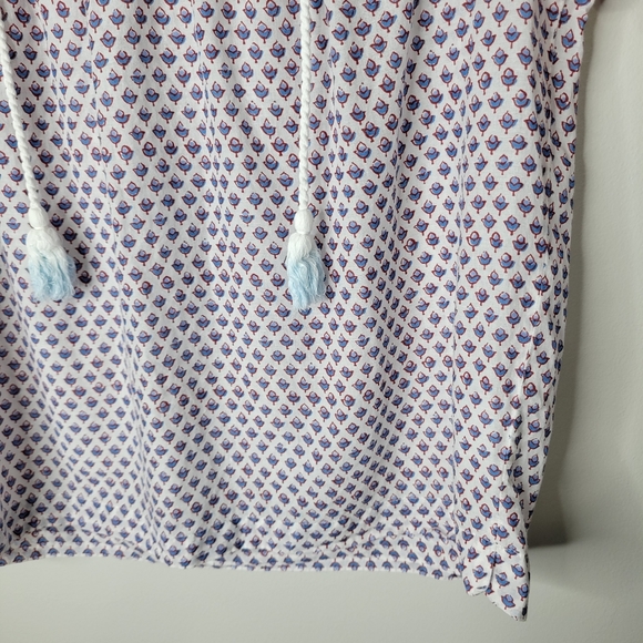 J Crew Floral Paisley Peasant Top - Picture 5 of 9